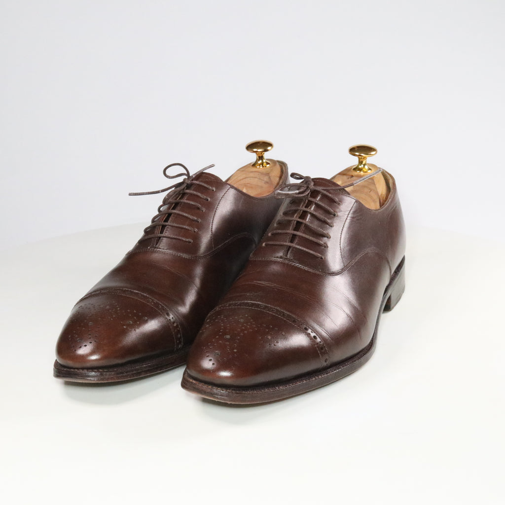Meermin Quarter brogue cap toe oxford
