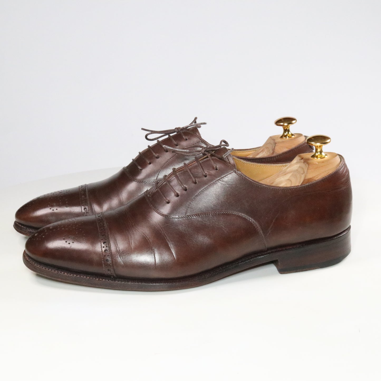 Meermin Quarter brogue cap toe oxford