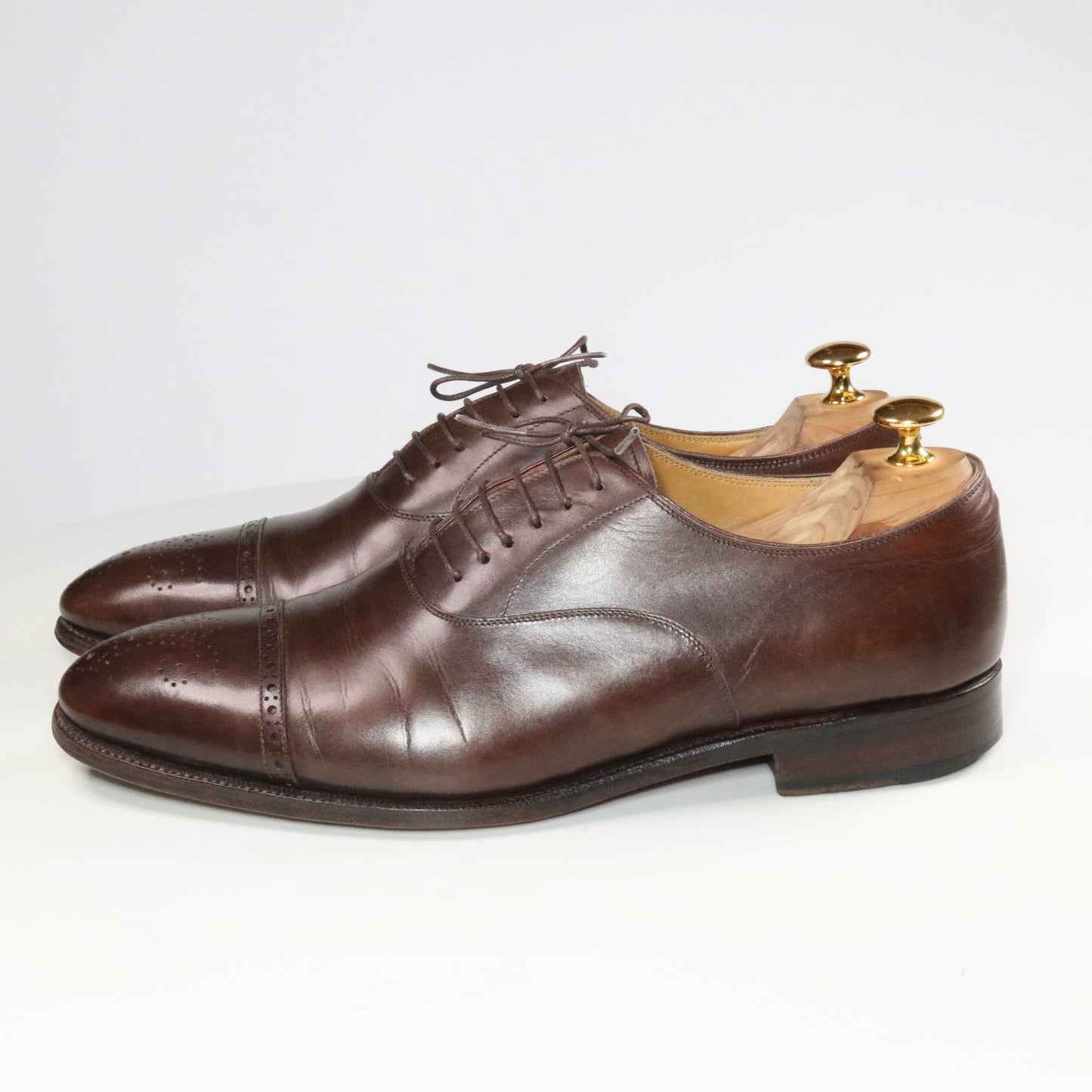 Meermin Quarter brogue cap toe oxford