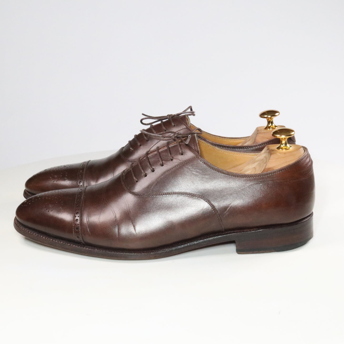Meermin Quarter brogue cap toe oxford