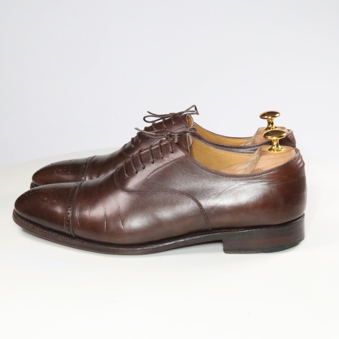 Meermin Quarter brogue cap toe oxford