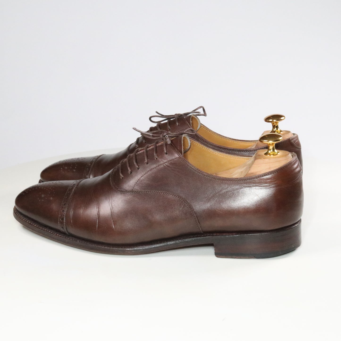 Meermin Quarter brogue cap toe oxford