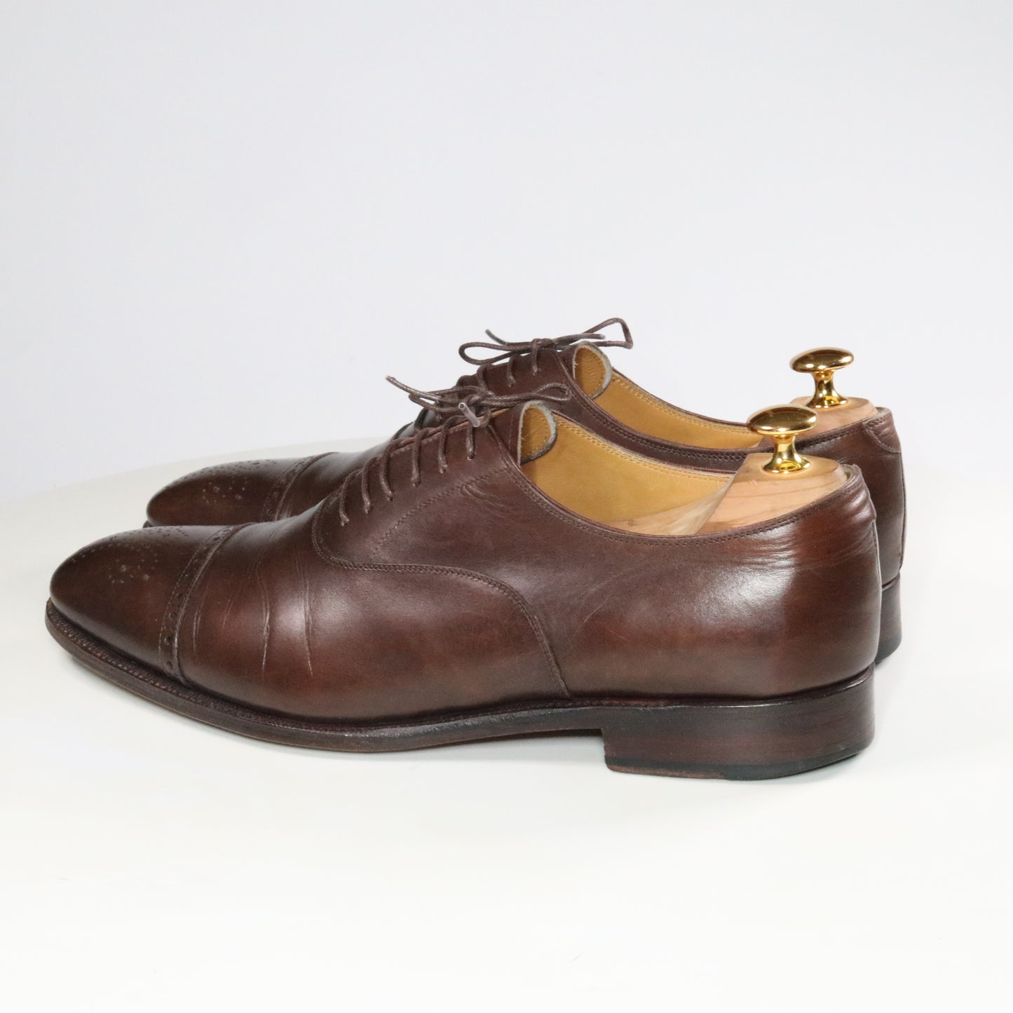 Meermin Quarter brogue cap toe oxford