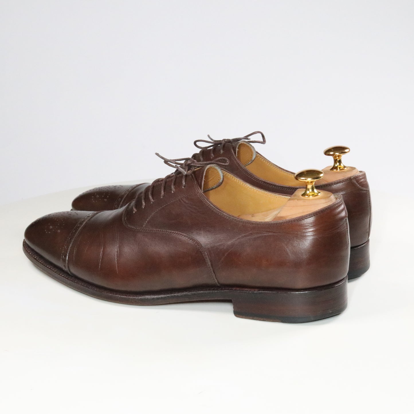 Meermin Quarter brogue cap toe oxford