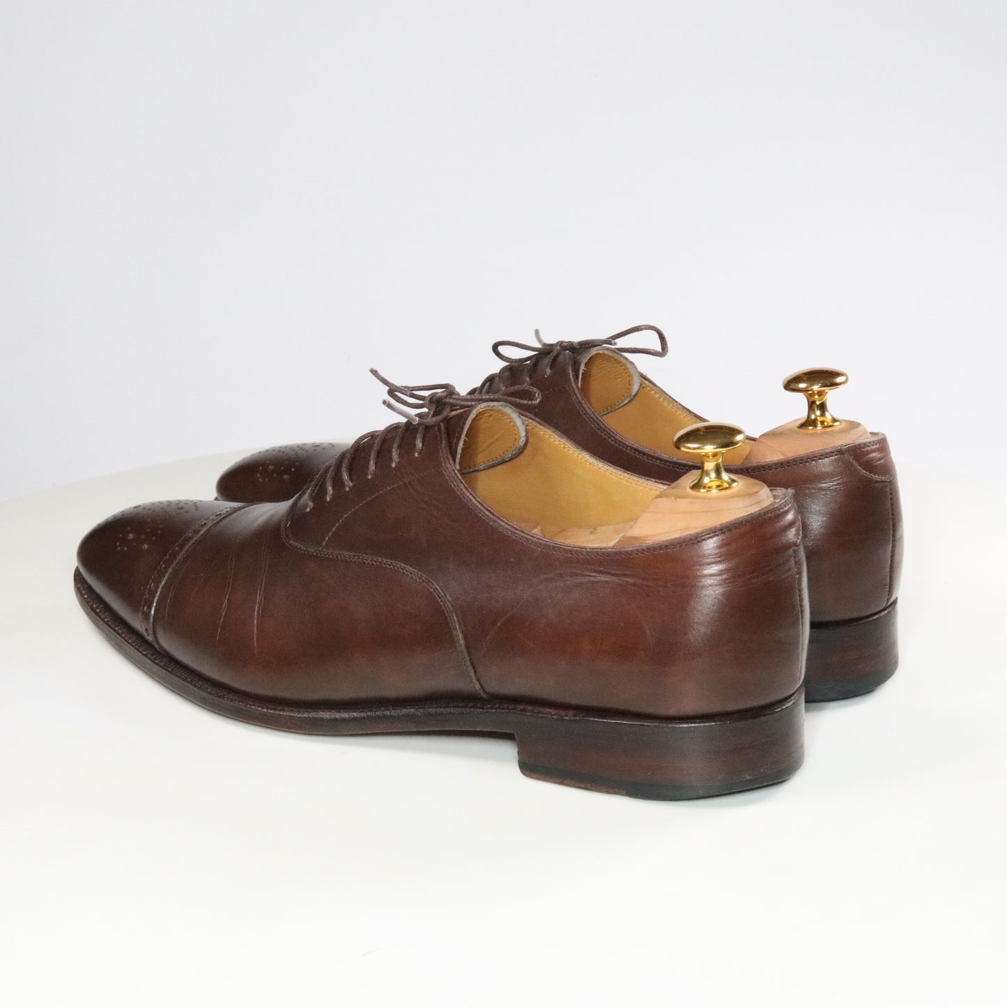 Meermin Quarter brogue cap toe oxford