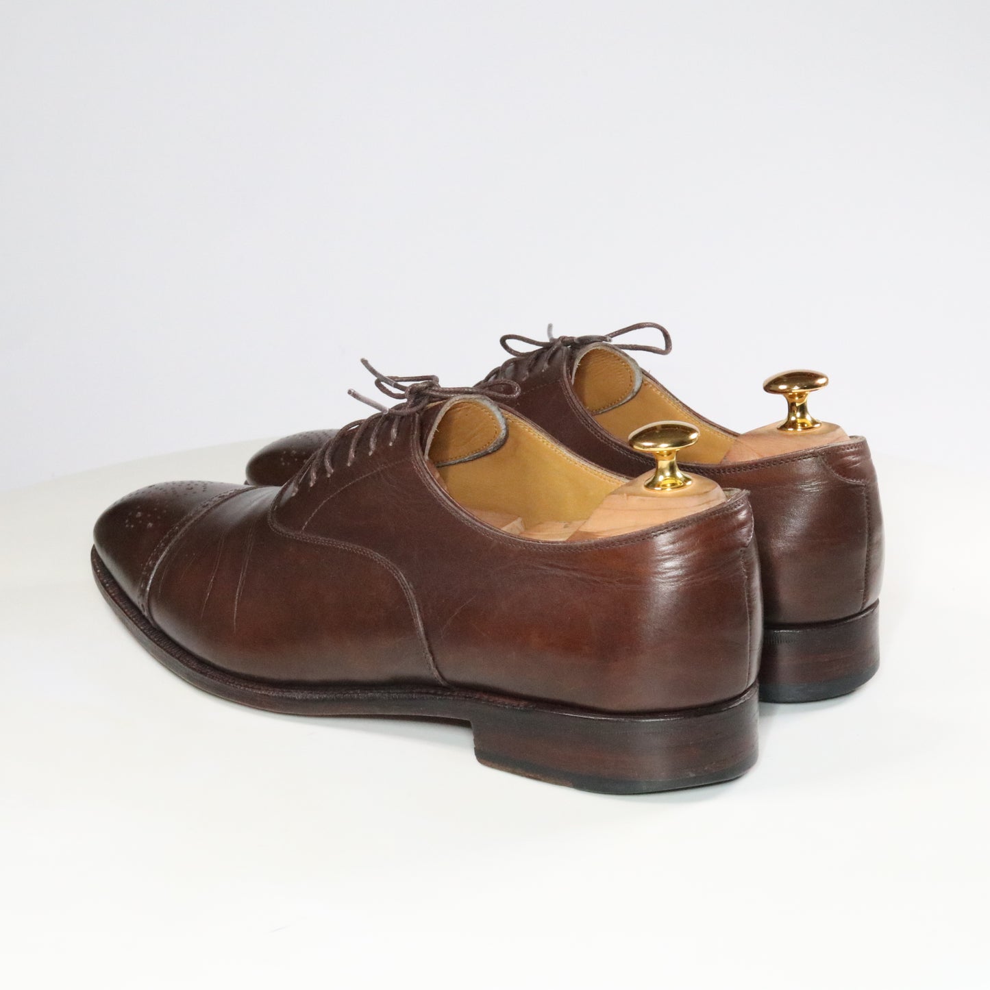 Meermin Quarter brogue cap toe oxford