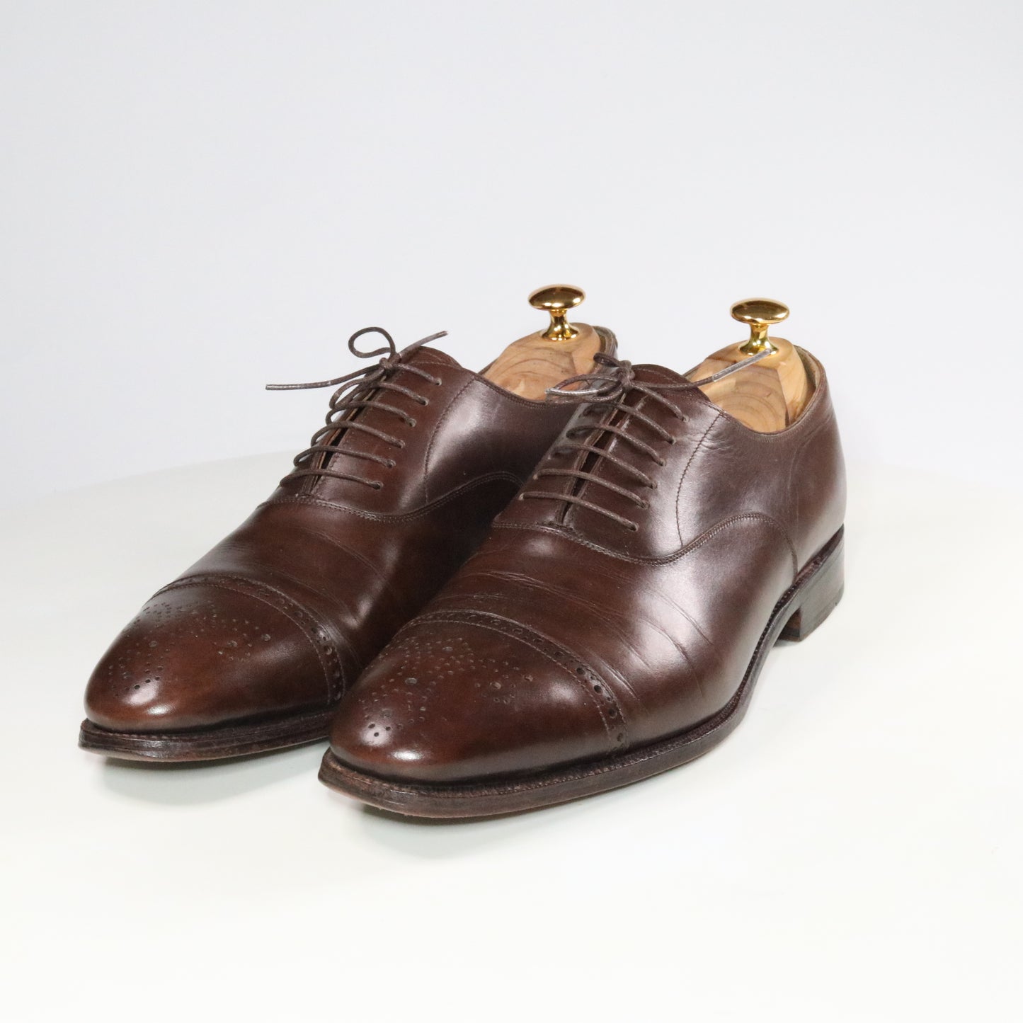 Meermin Quarter brogue cap toe oxford