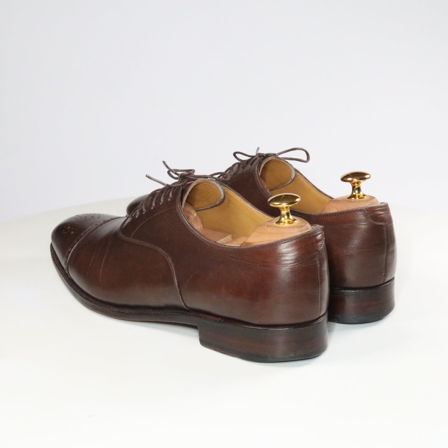 Meermin Quarter brogue cap toe oxford