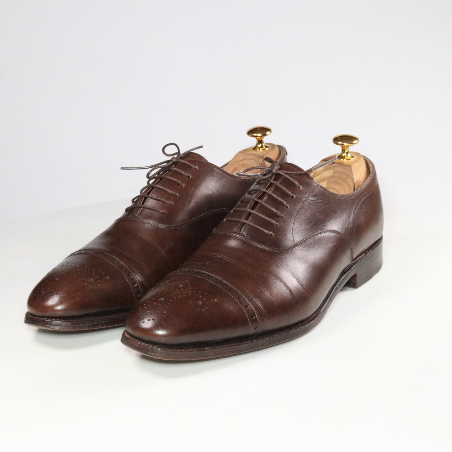 Meermin Quarter brogue cap toe oxford