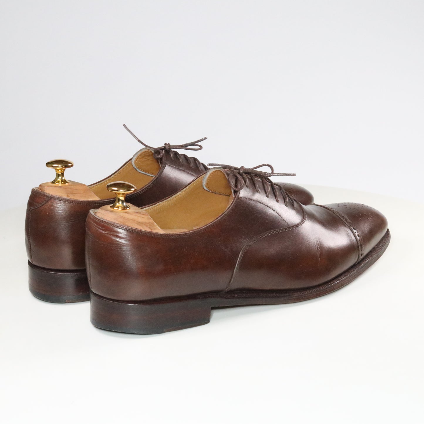 Meermin Quarter brogue cap toe oxford