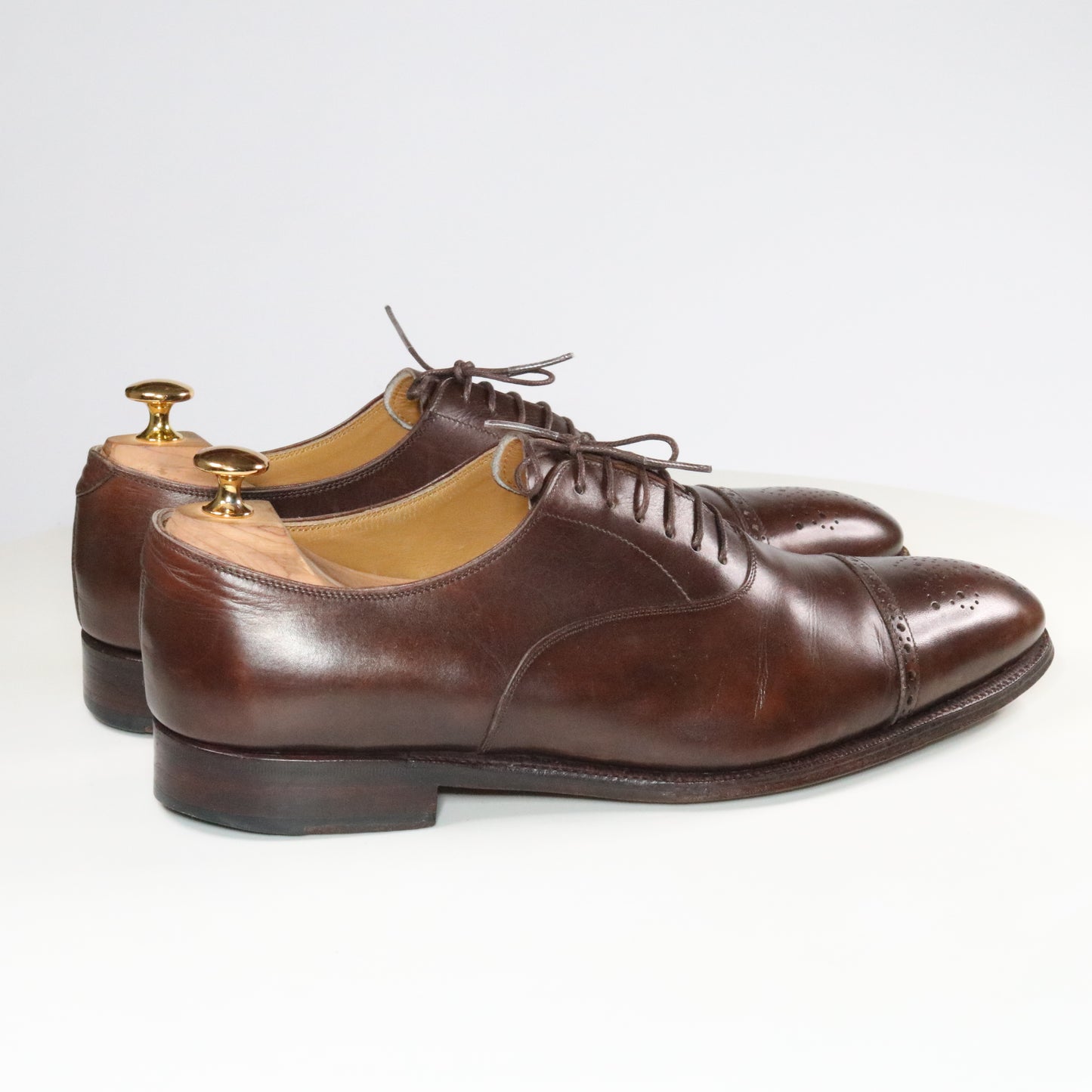Meermin Quarter brogue cap toe oxford