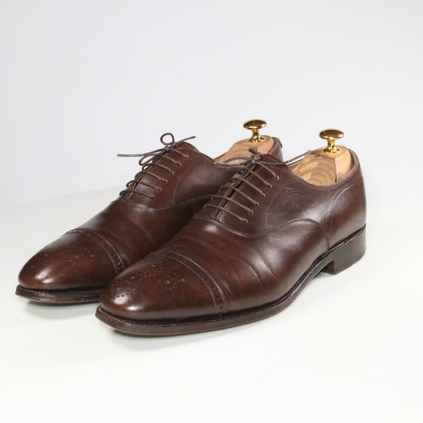 Meermin Quarter brogue cap toe oxford