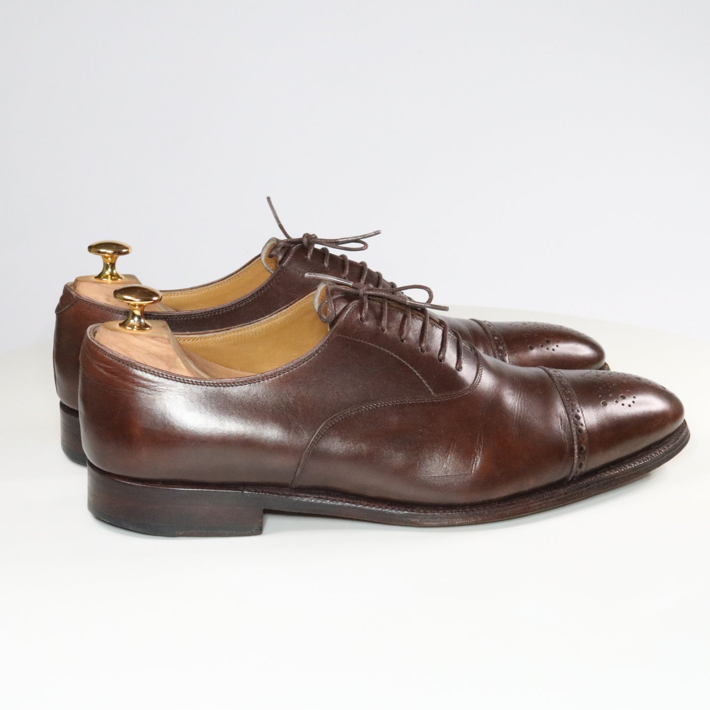 Meermin Quarter brogue cap toe oxford