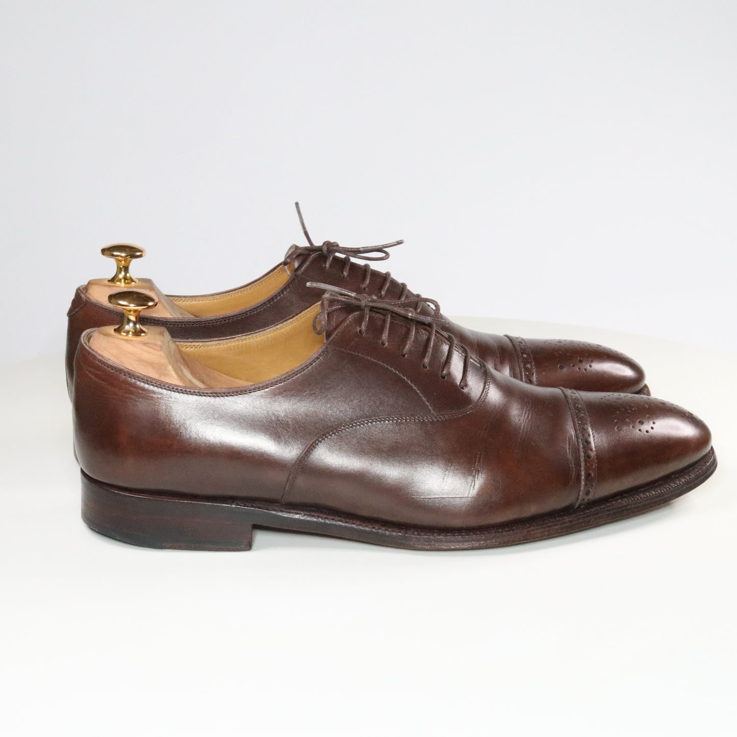 Meermin Quarter brogue cap toe oxford