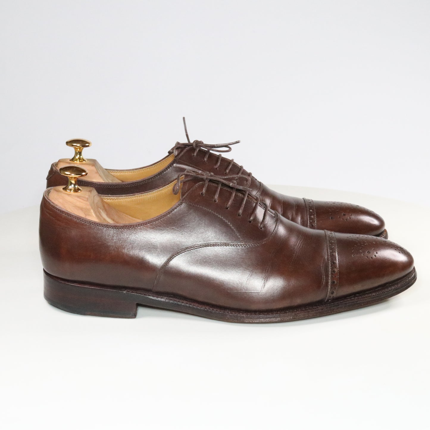 Meermin Quarter brogue cap toe oxford