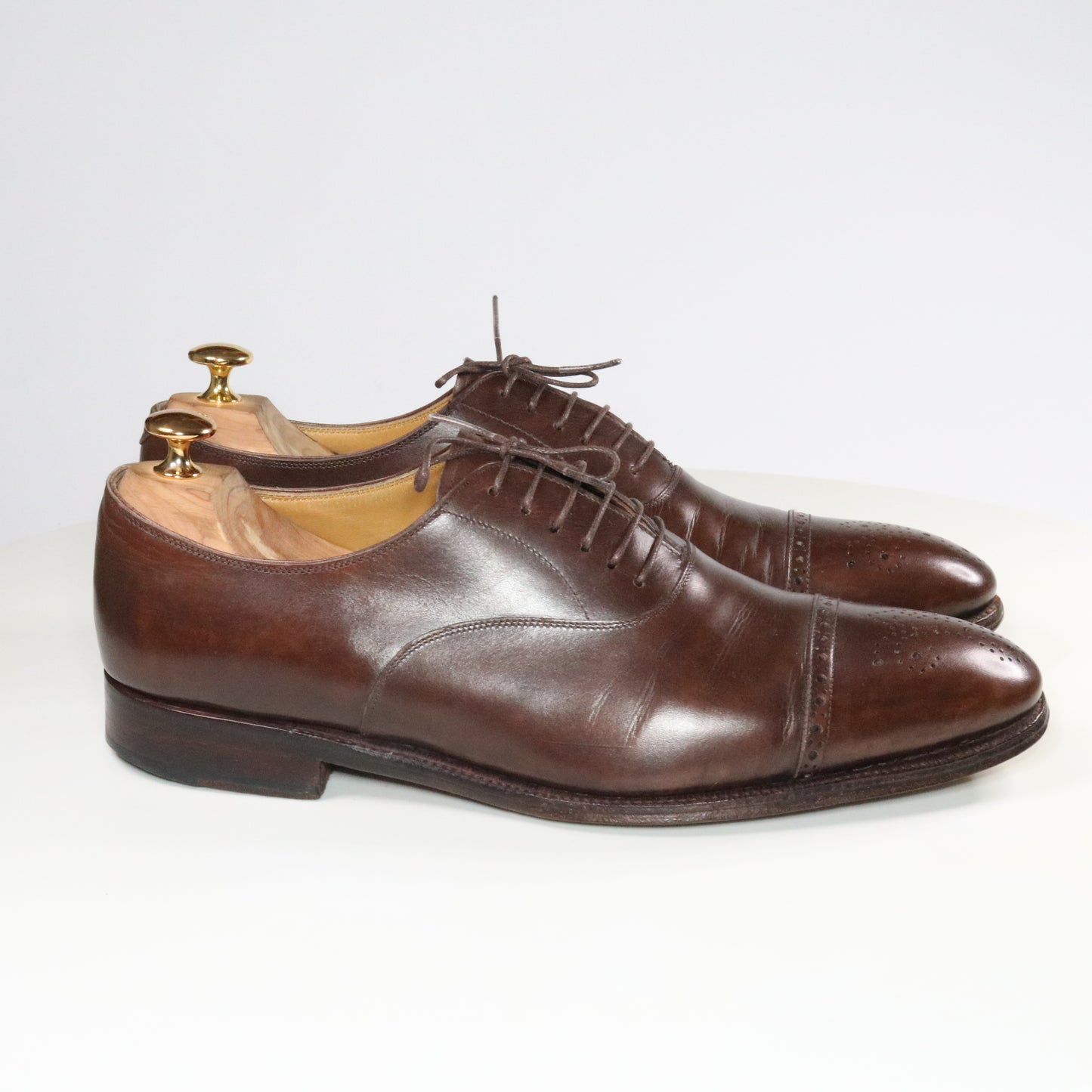 Meermin Quarter brogue cap toe oxford
