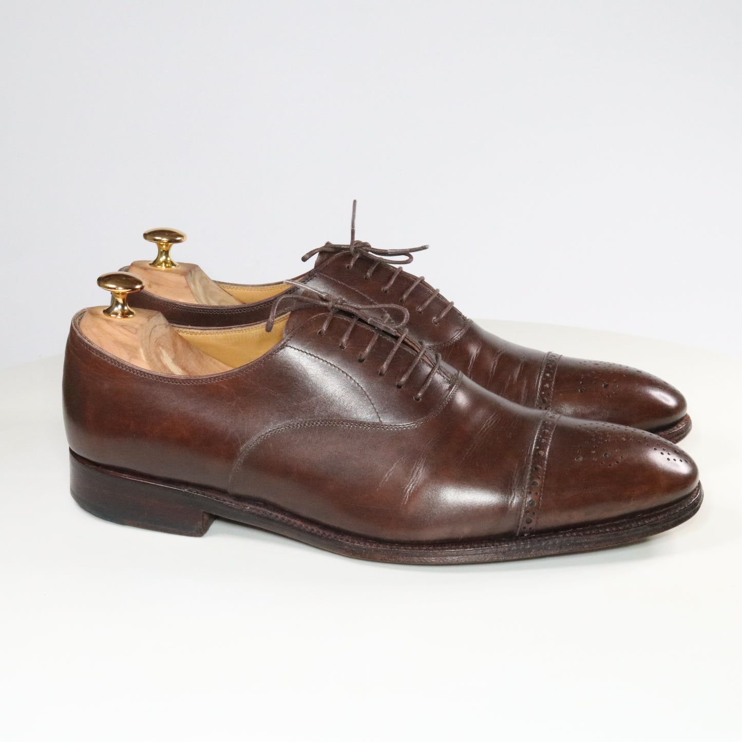 Meermin Quarter brogue cap toe oxford