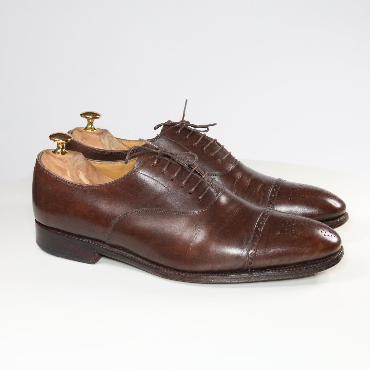 Meermin Quarter brogue cap toe oxford