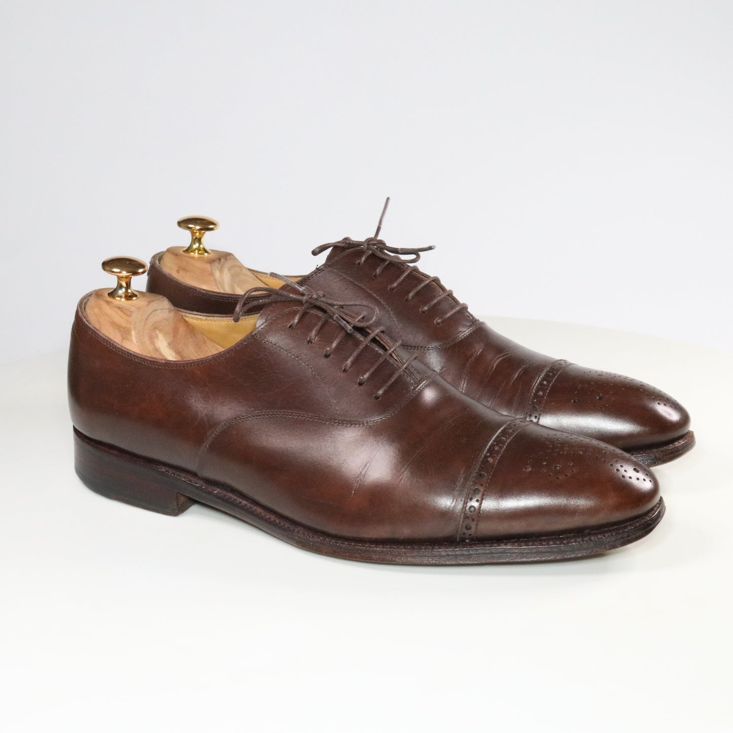 Meermin Quarter brogue cap toe oxford