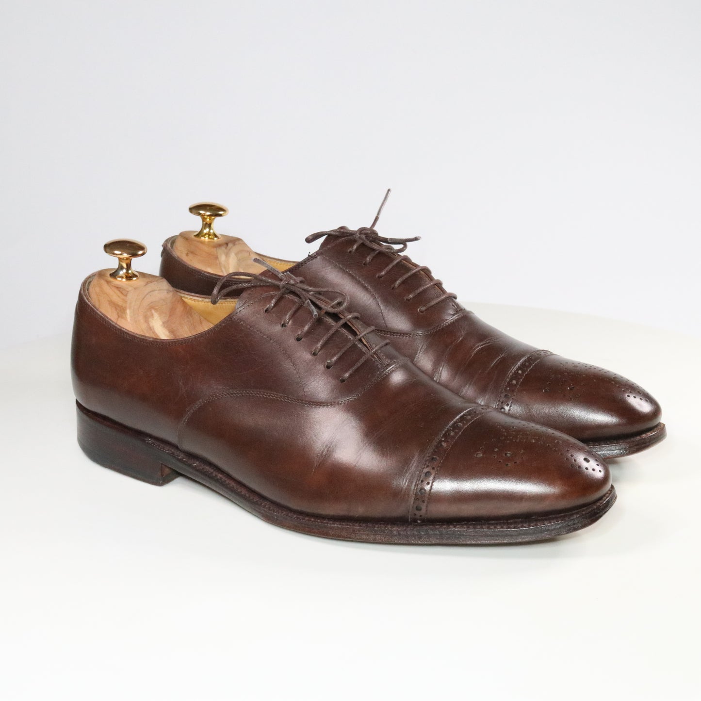 Meermin Quarter brogue cap toe oxford