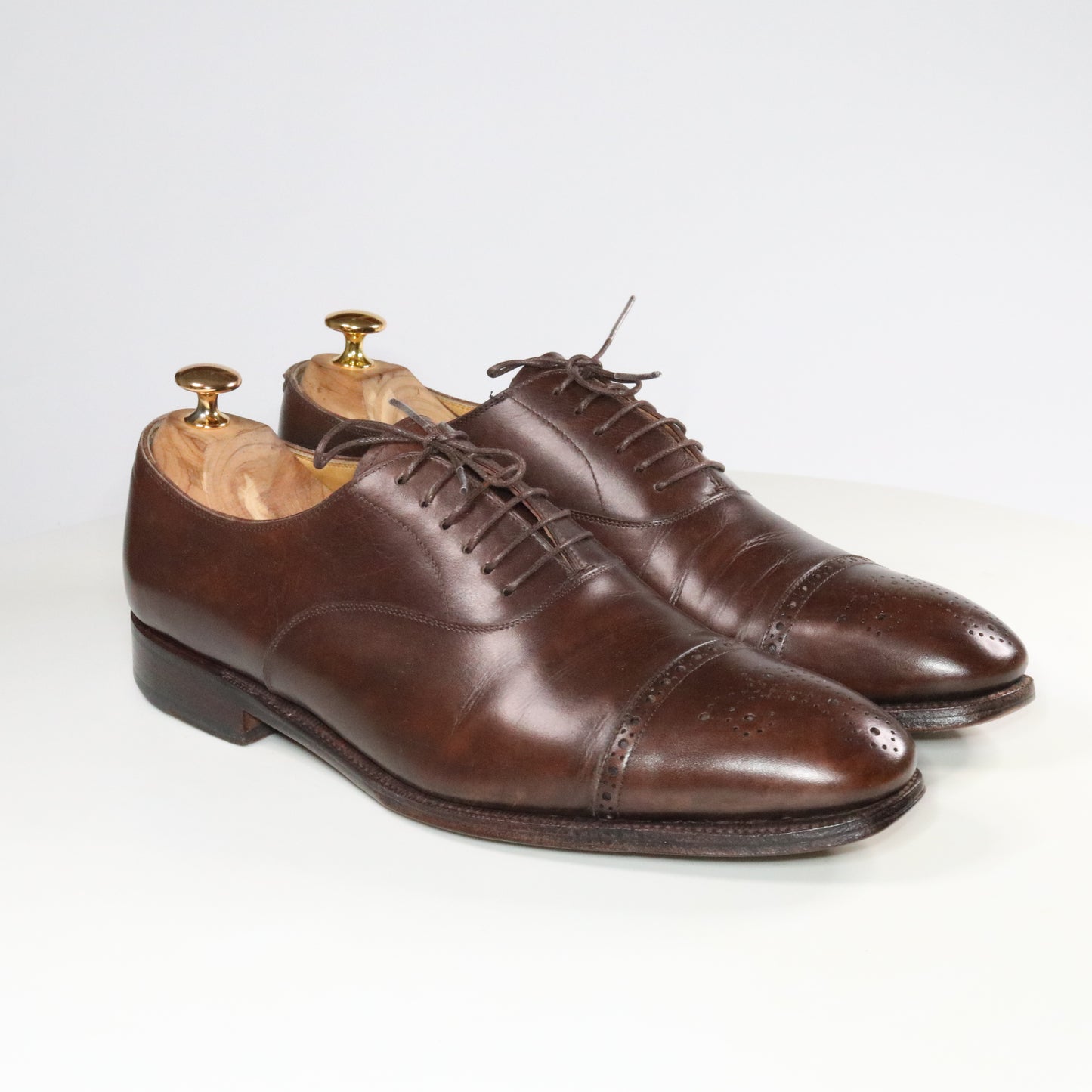 Meermin Quarter brogue cap toe oxford