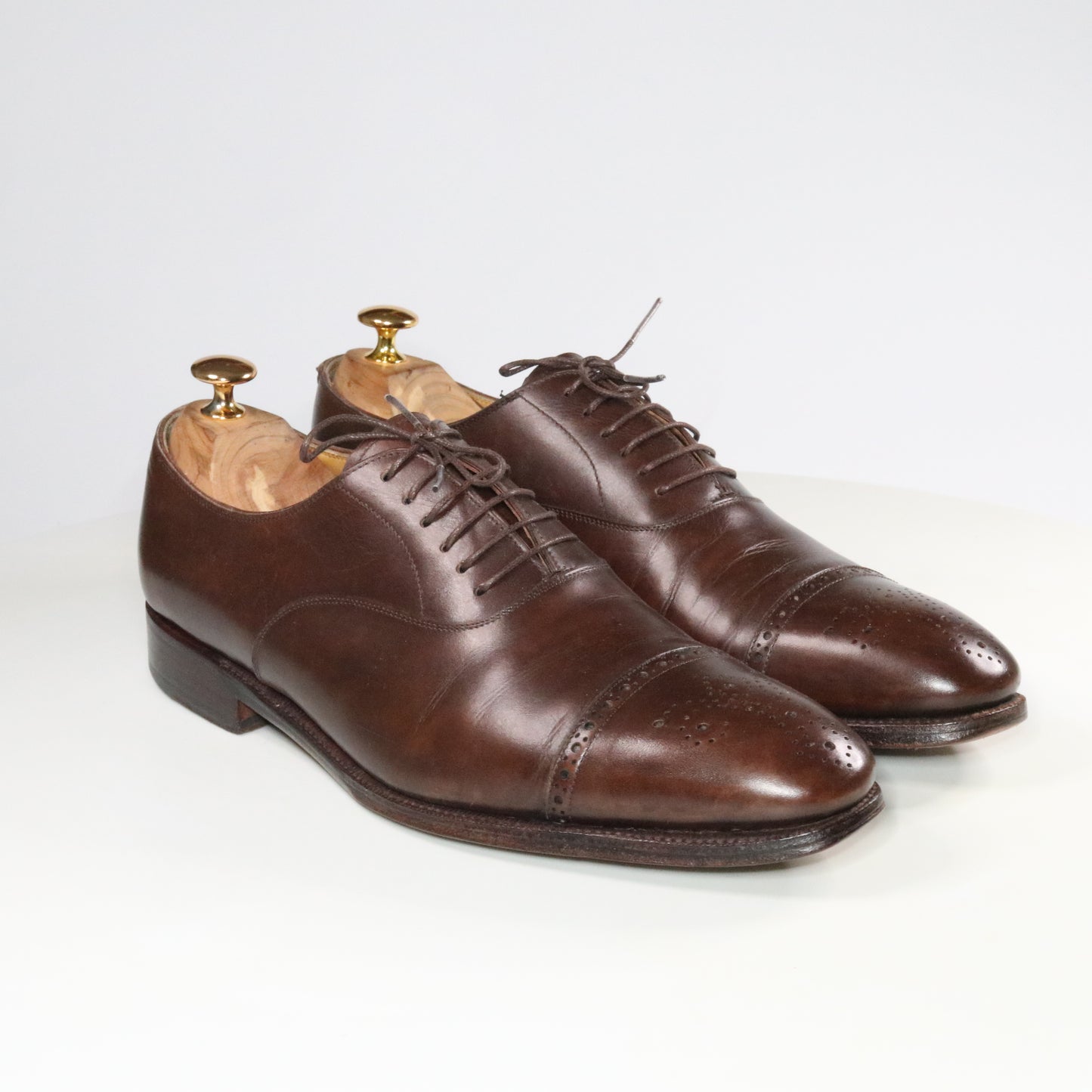 Meermin Quarter brogue cap toe oxford