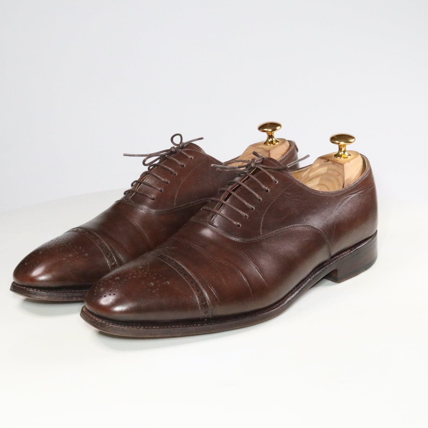 Meermin Quarter brogue cap toe oxford
