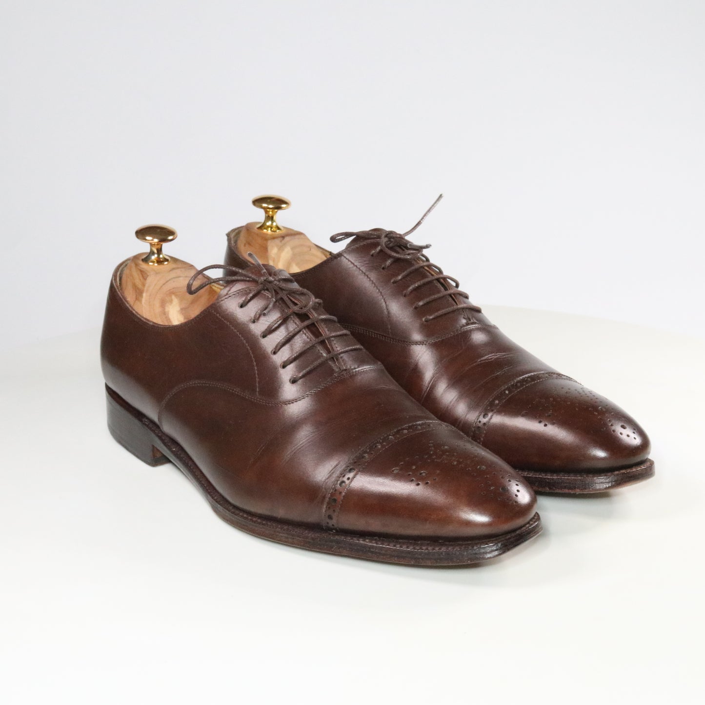 Meermin Quarter brogue cap toe oxford