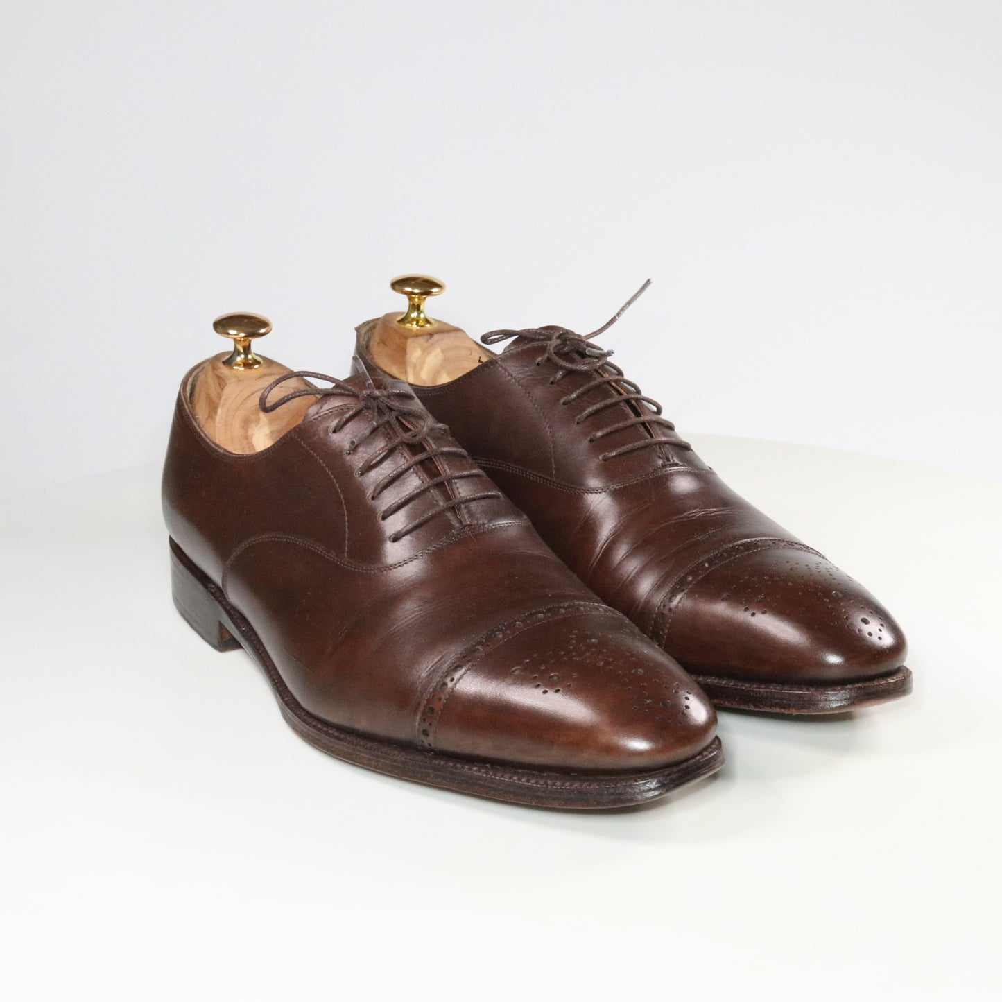 Meermin Quarter brogue cap toe oxford