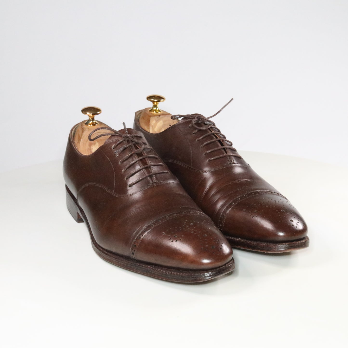 Meermin Quarter brogue cap toe oxford
