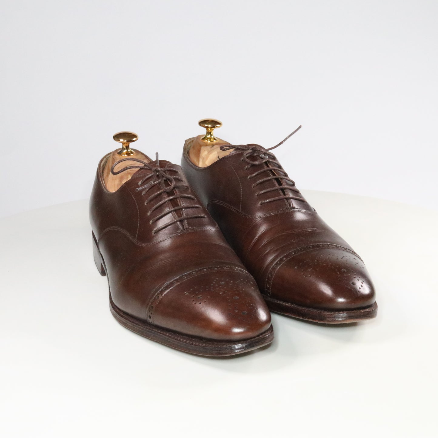 Meermin Quarter brogue cap toe oxford