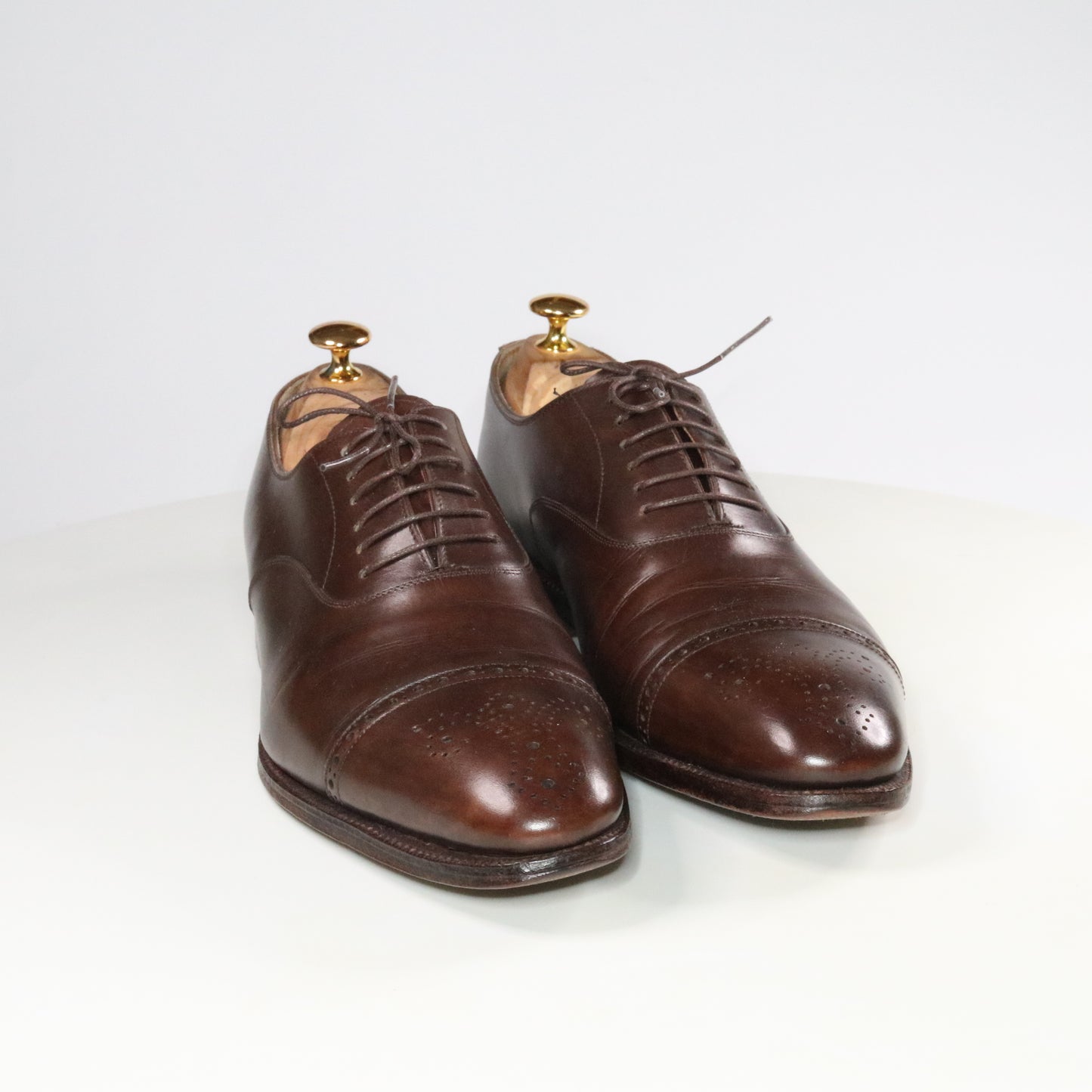 Meermin Quarter brogue cap toe oxford