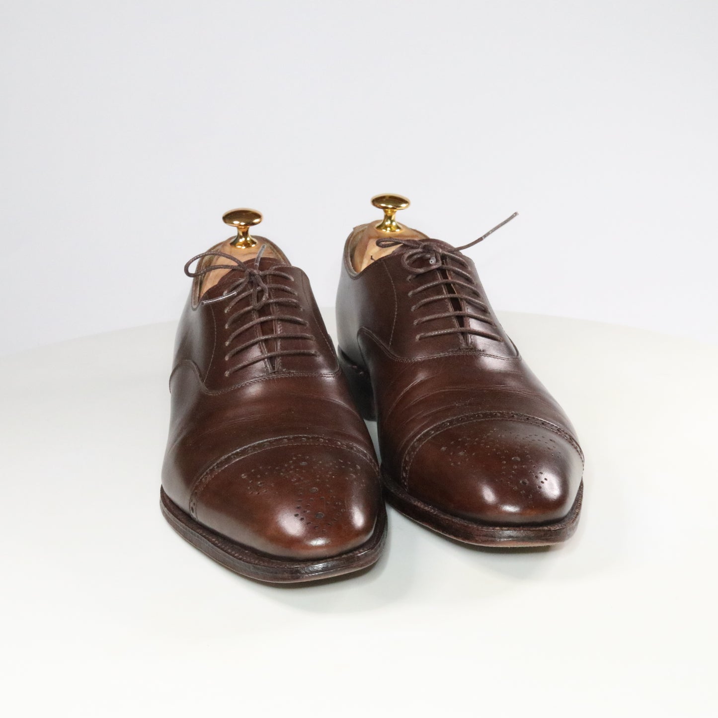 Meermin Quarter brogue cap toe oxford