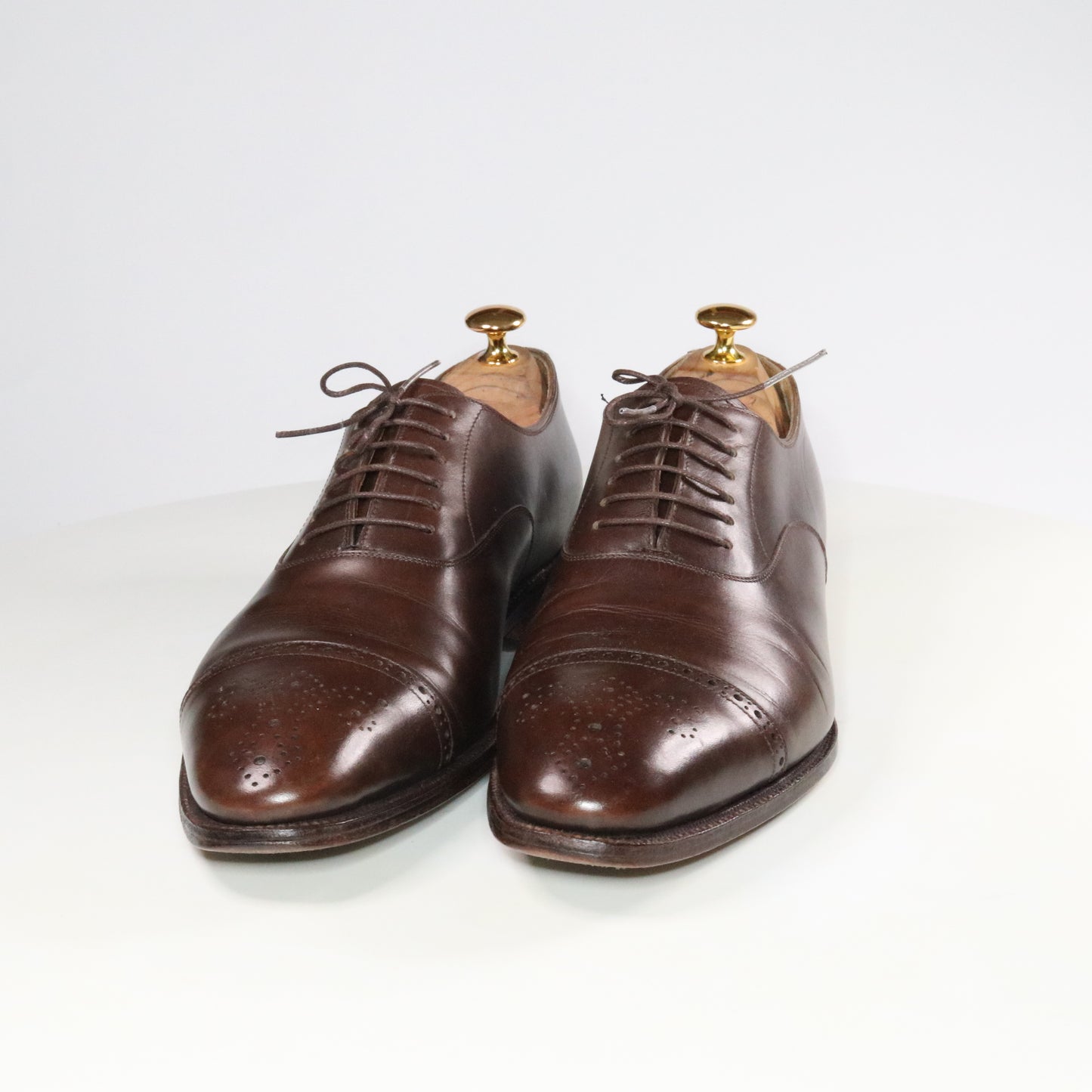 Meermin Quarter brogue cap toe oxford