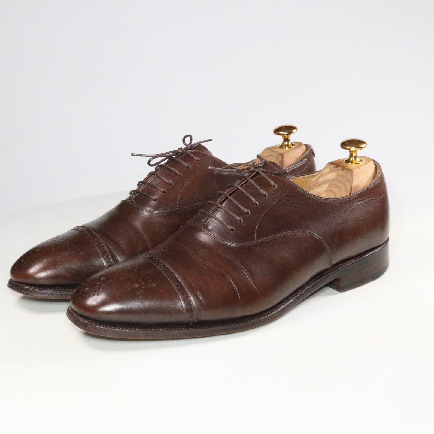 Meermin Quarter brogue cap toe oxford