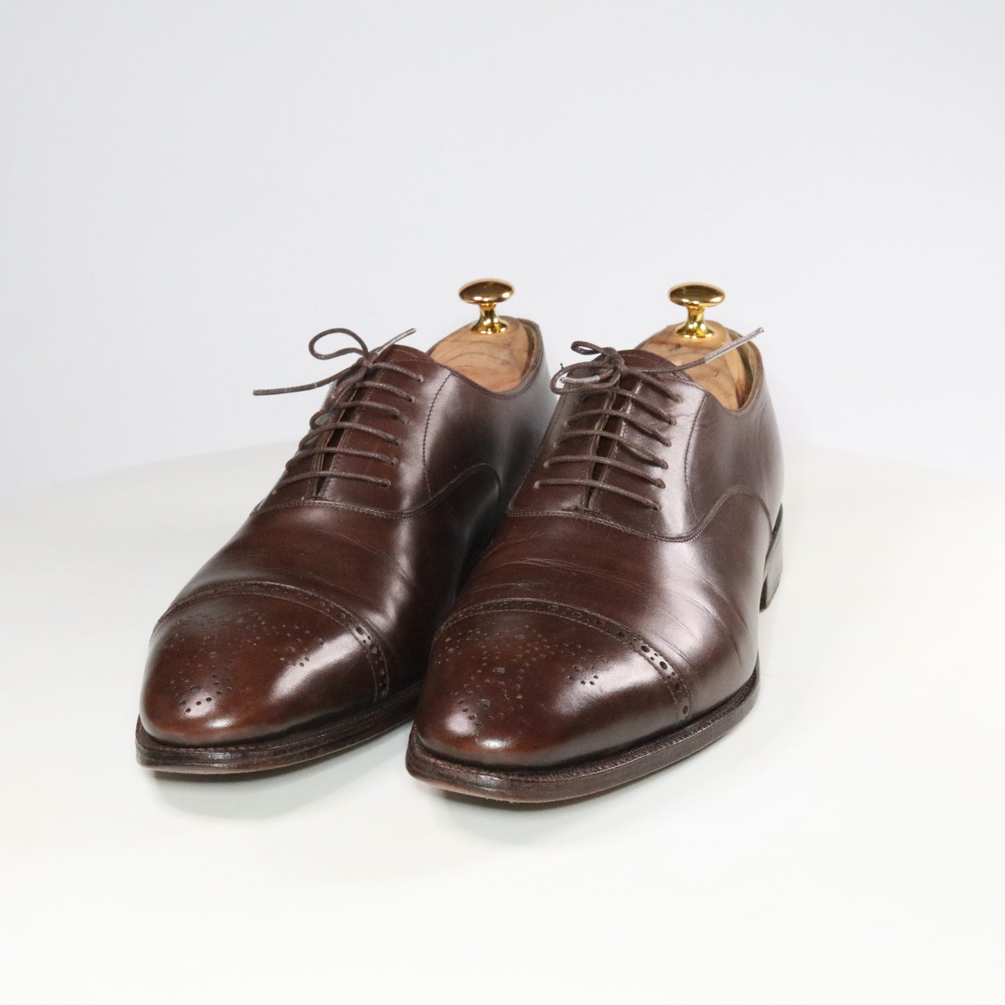 Meermin Quarter brogue cap toe oxford