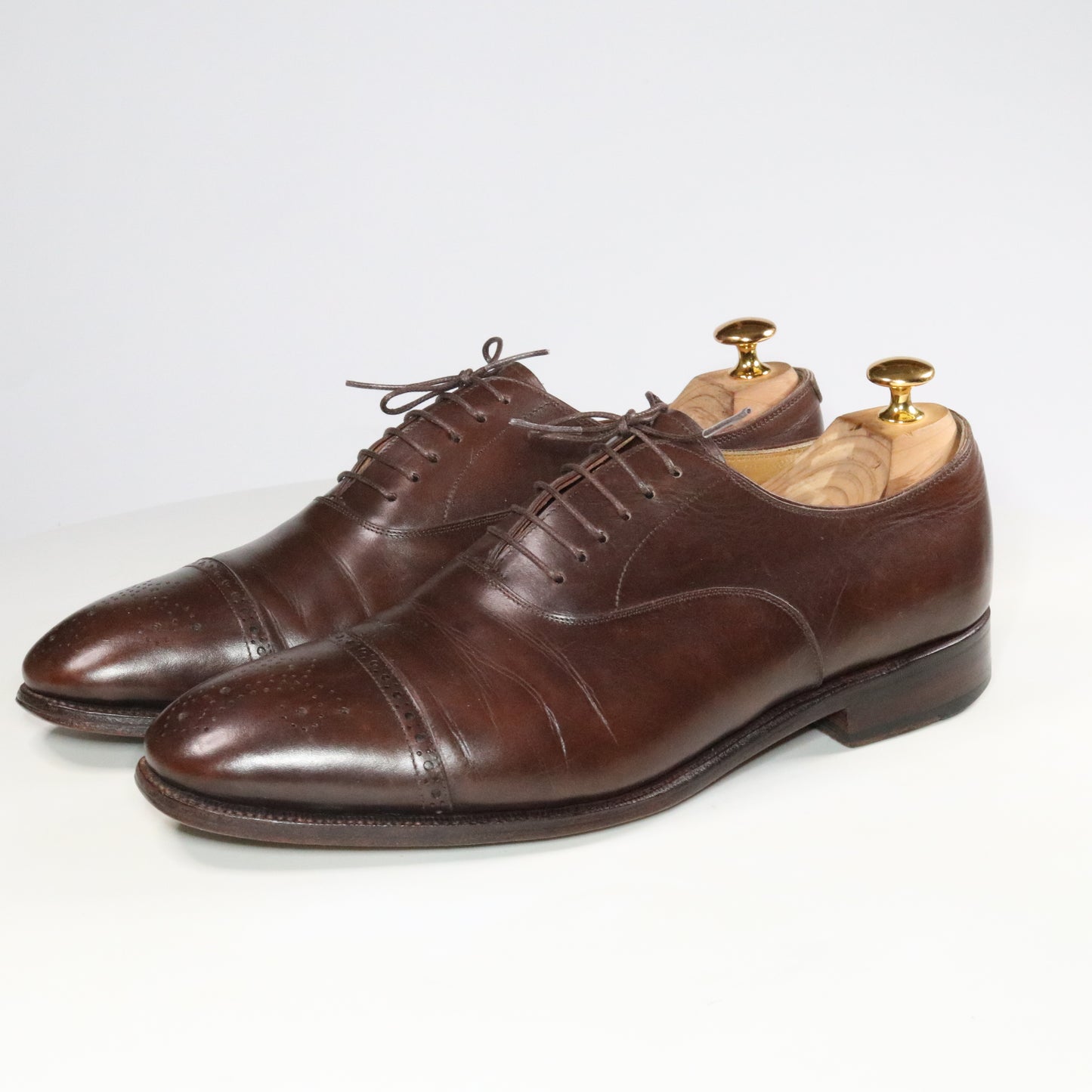 Meermin Quarter brogue cap toe oxford