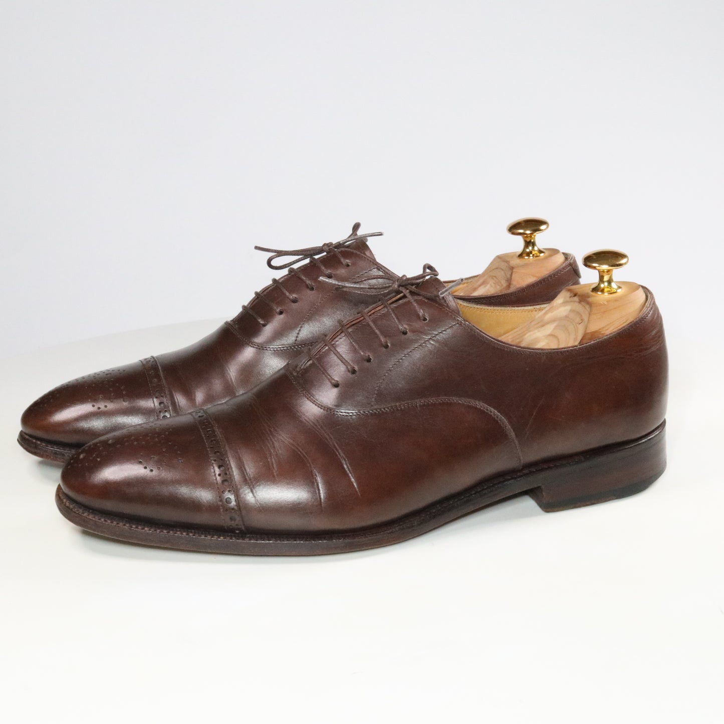 Meermin Quarter brogue cap toe oxford