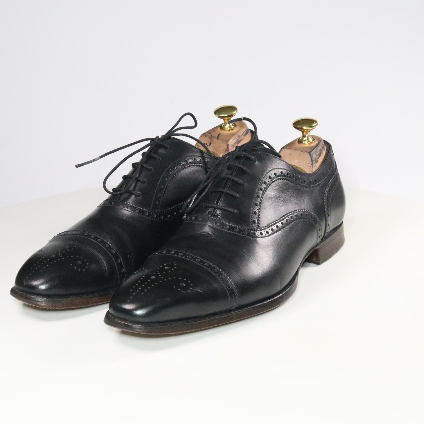 Mano skoservice / Marzio Cap toe oxford brogue