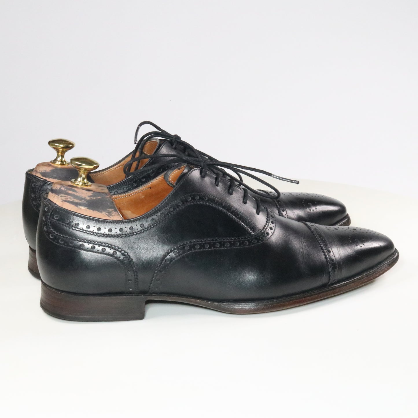 Mano skoservice / Marzio Cap toe oxford brogue