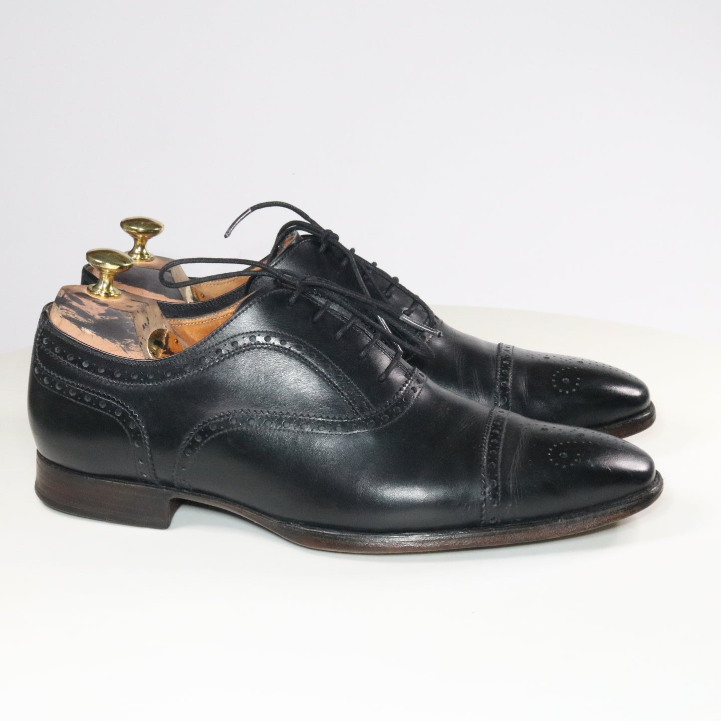 Mano skoservice / Marzio Cap toe oxford brogue