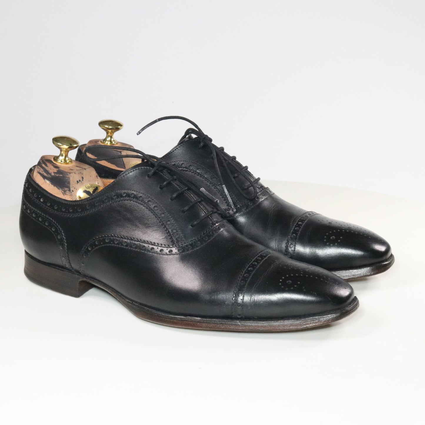 Mano skoservice / Marzio Cap toe oxford brogue