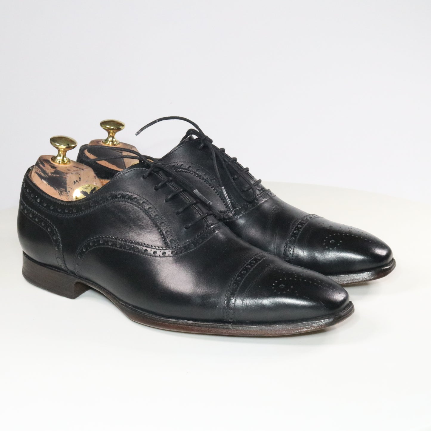 Mano skoservice / Marzio Cap toe oxford brogue