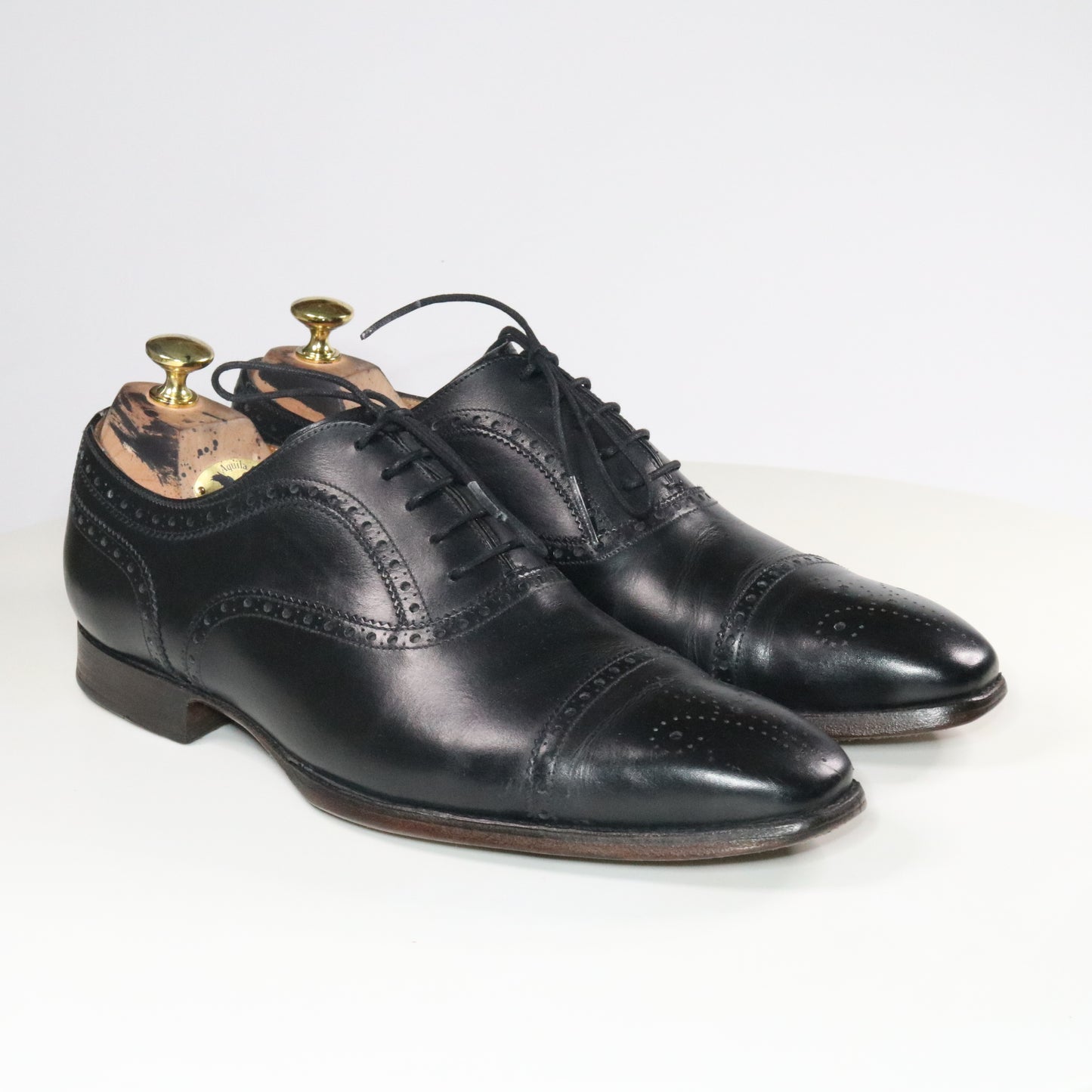 Mano skoservice / Marzio Cap toe oxford brogue