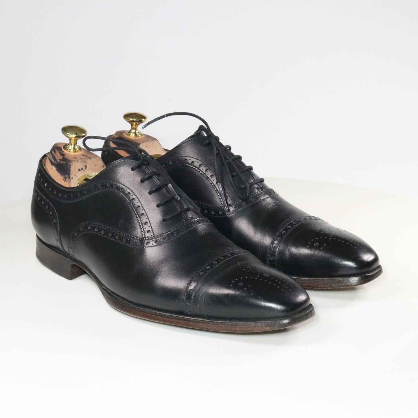 Mano skoservice / Marzio Cap toe oxford brogue