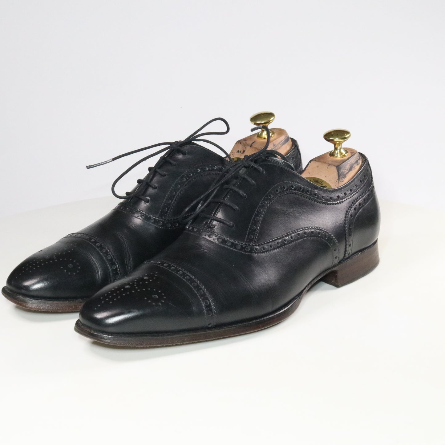 Mano skoservice / Marzio Cap toe oxford brogue