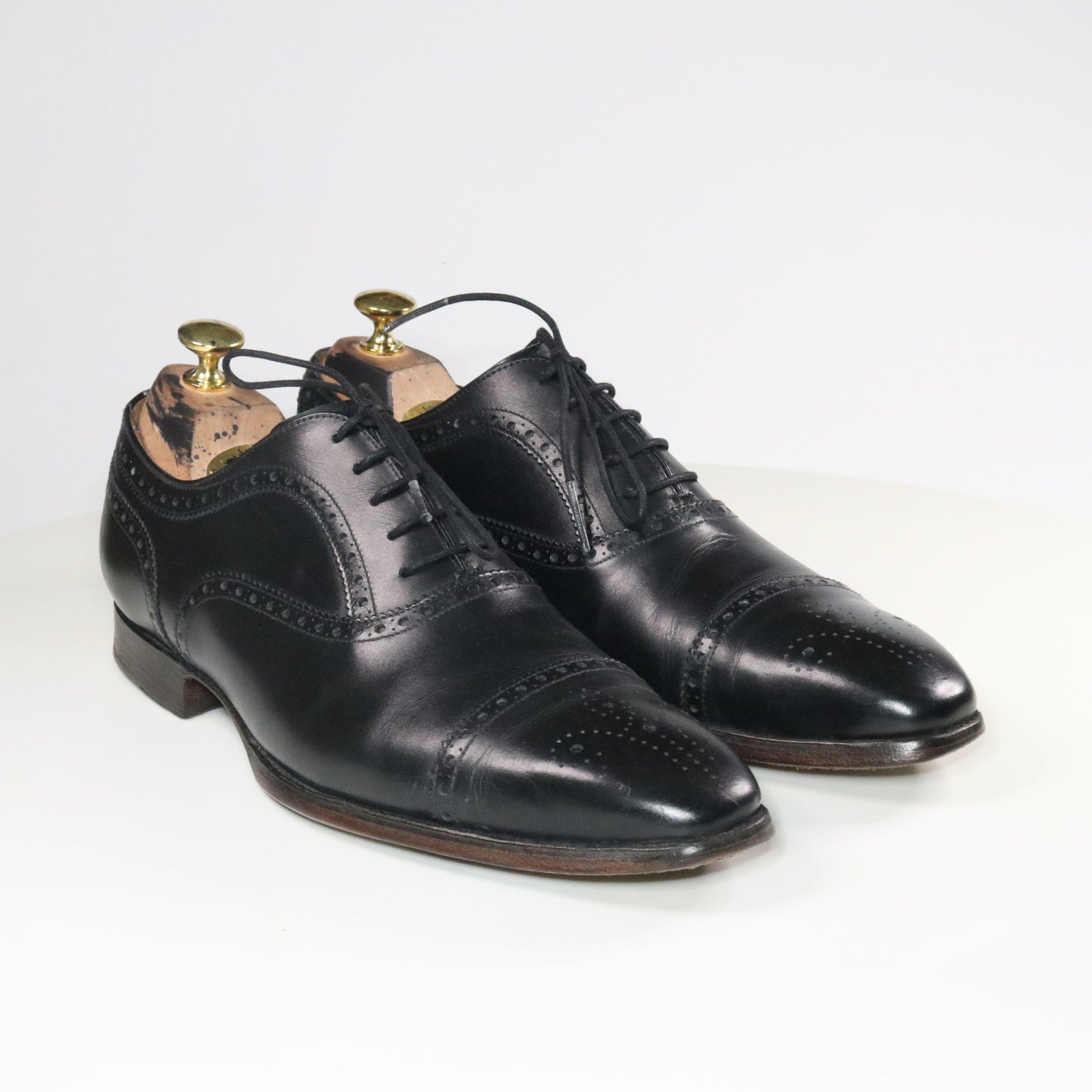 Mano skoservice / Marzio Cap toe oxford brogue