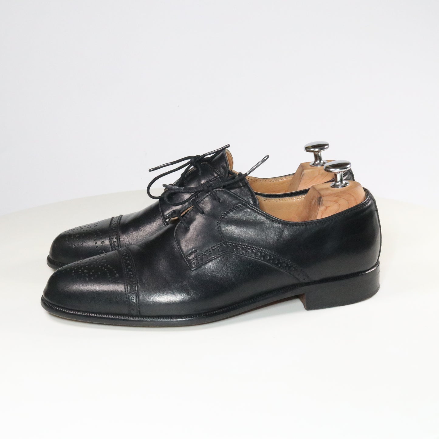 Bally Cap toe Derby Semi brogue