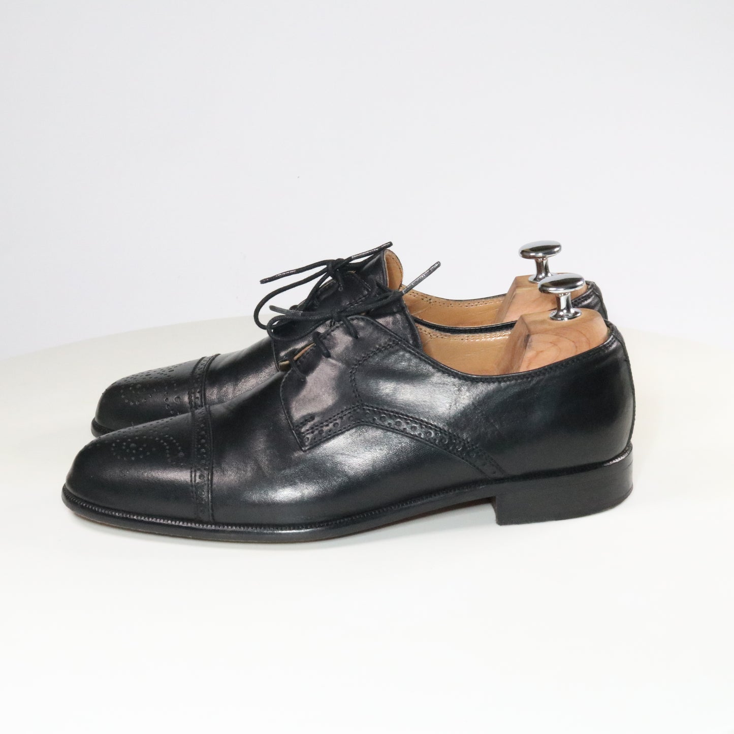 Bally Cap toe Derby Semi brogue