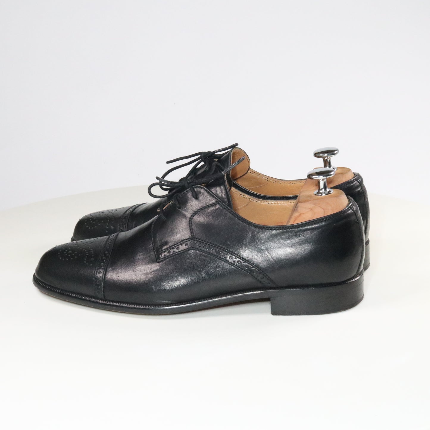 Bally Cap toe Derby Semi brogue